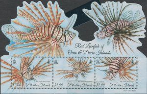 Pitcairn Islands 2015 SG924 Red Lionfish MS MNH