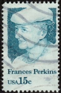 United States 1821 - Used - 15c Frances Perkins (1980) +