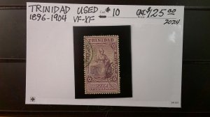 Trinidad 1896 Scott# 10 Used VF-XF RARE