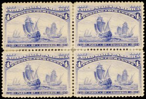 U.S. COLUMBIAN ISSUE 233  Mint (ID # 111019)