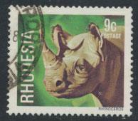 Rhodesia   SG 560 SC# 398  Used Rhinocerous see details 