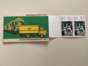 German Democratic Republic mint never hinged 1980 stamps booklet Ref 50003