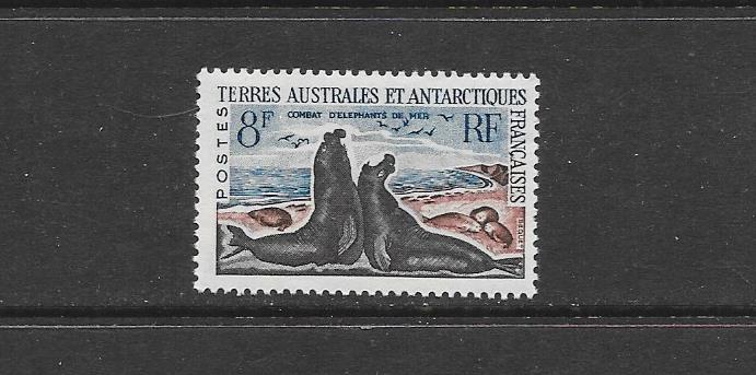 ELEPHANT SEAL  -FRENCH SOUTHERN ANTARCTIC TERRITORIES #22  MNH