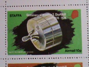 ​STAFFA-SCOTLAND-1974  PROMOTION-CENTENARY OF  WINSTON CHURCHILL MNH EST.$12