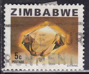 Zimbabwe 417 USED 1980 Citrine