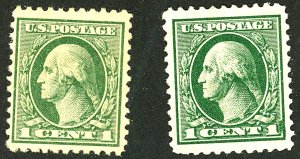 U.S. #525 MINT SET OG LH