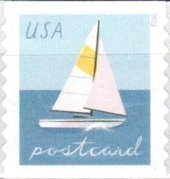 U.S.#5749 Sailboat(1) 48c Coil Single, MNH. Postcard Rate