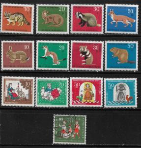 COLLECTION LOT OF 55 GERMANY SEMI POSTAL STAMPS 2 SCAN