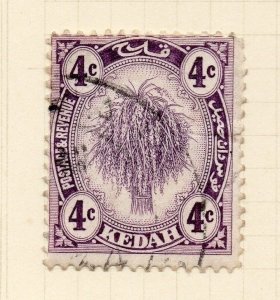 Kedah 1922-36 Early Issue Fine Used 4c.