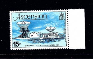 Ascension 273a MNH 1981 Shuttle Flight Earth Station  (P17)