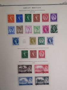 collection in album Great Britain and British Pacific to 1960 CV $700