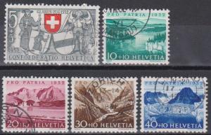 Switzerland #B212-6 F-VF Used CV $17.25 (B7736)