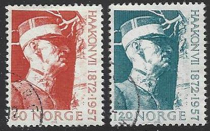 Norway #590-591 Used Full Set of 2