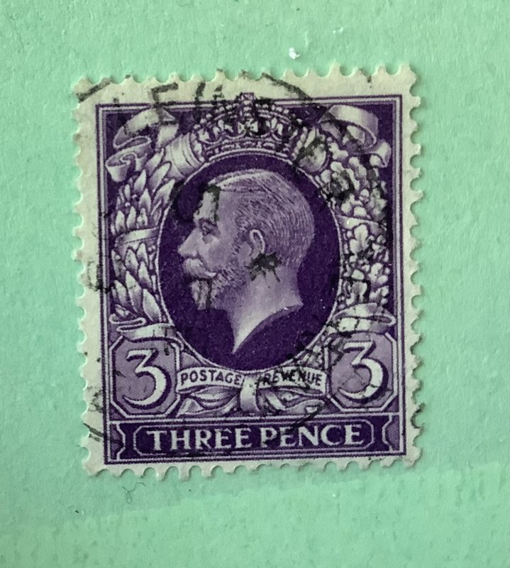 Great Britain 1934 Scott  215 used - 3p, George V