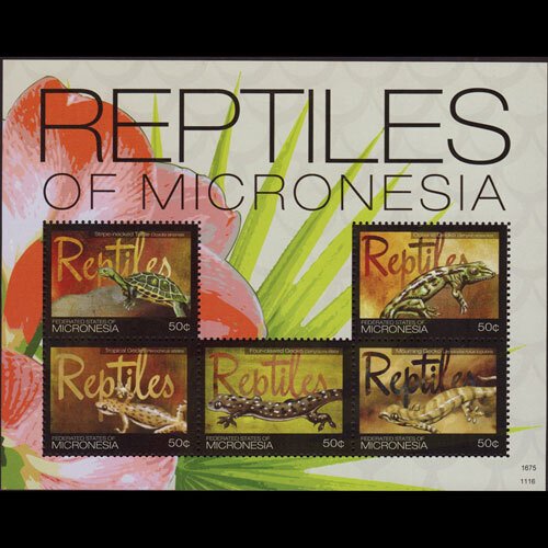 MICRONESIA 2011 - Scott# 938 S/S Reptiles NH