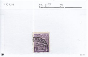 German: Sachsen SC # 13N4 used (57326)