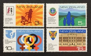 New Zealand 1975 #567-70, Crippled Children's Society, MNH.