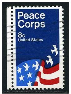 USA 1972 - Scott 1447 used - 8c, Peace Corps