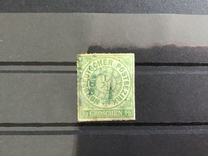 North German Confederation 1868  SG 3 Roulette used stamp  R30185