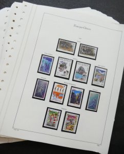 EDW1949SELL : WORLDWIDE TOPICAL EUROPA Beautiful, all VFMNH collection 1997-2001