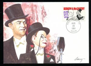 US 2563 Classic Comedians - Bergen & McCarthy UA Unicover Maximum card