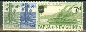 IW: Papua New Guinea 137-147 mint CV $73.85; scan shows only a few