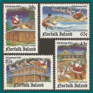 Norfolk Island 1990 Christmas, MNH #491-494,SG499-SG502