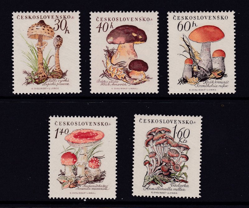 Czechoslovakia the 1958 Mushroom set MLH