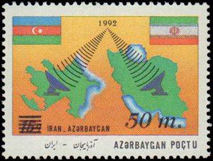 Azerbaijan #403-406, Complete Set(4), 1994, Never Hinged