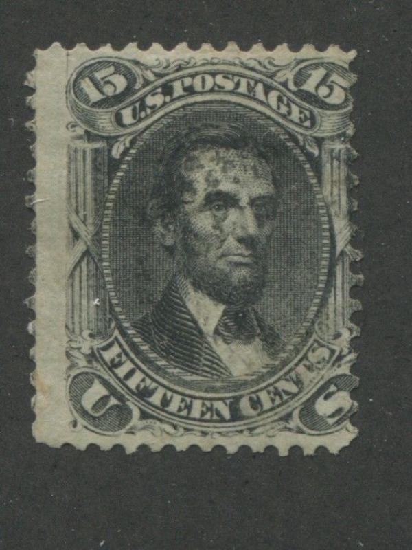 1866 US Stamp #77 15c Used Catalogue Value $170