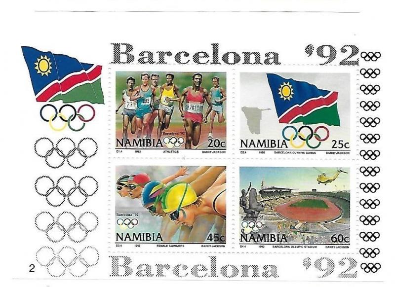 Namibia 1992 Summer Olympics Barcelona S/S MNH C1