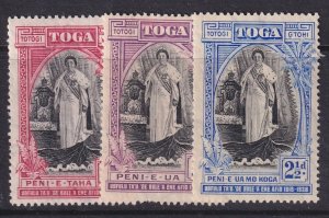Tonga, Scott 70-72 (SG 71-73), MLH