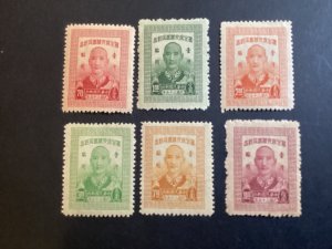 ICOLLECTZONE China 722-727 VF hinged