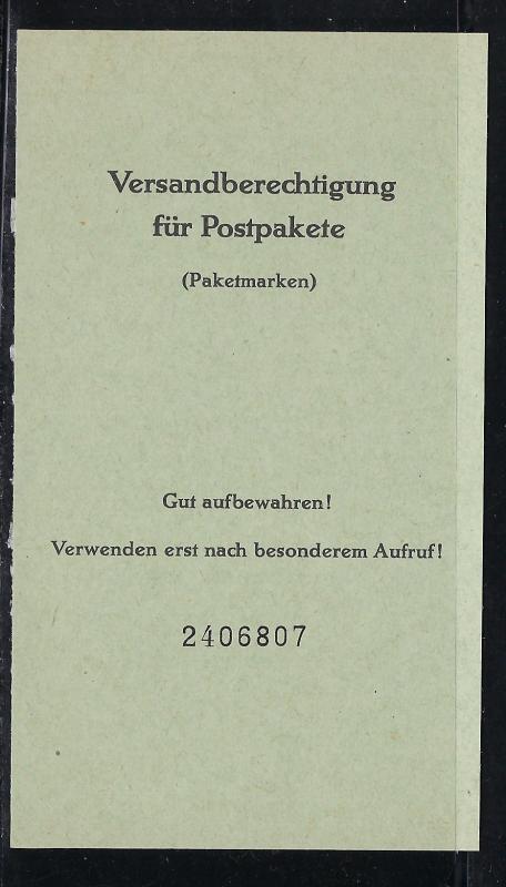 Germany Berlin Michel # PZ1, mint nh, package stamps booklet