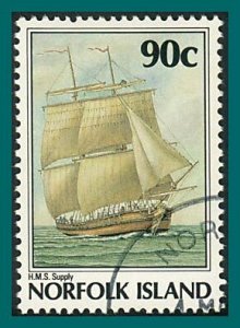 Norfolk Island 1988 Bicentenary 6, 90c used  #433,SG442