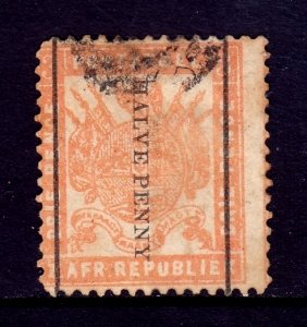 Transvaal - Scott #136a - Used - A bit of thinning, toning - SCV $13