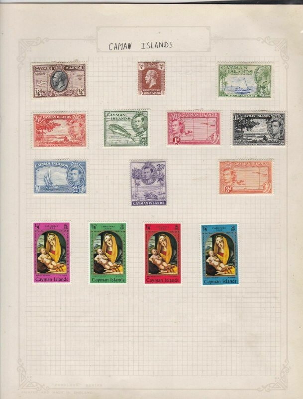 cayman islands stamps page ref 17403