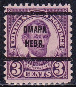 Precancel - Omaha, NE PSS 635-61 - Bureau Issue