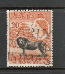 Kenya Uganda and Tanganyika Scott# 107  used  single