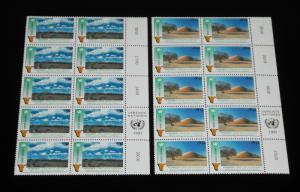 U.N.VIENNA #114-115, 1991,NAMIBIAN INDEPENDENCE, BLKS/10, NICE!! LQQK!!