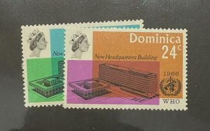 Stamps Dominica Scott #197-8 nh