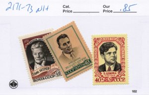 RUSSIA   2171-73   MNH