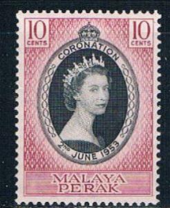 Malaya Perak 126 MNH Coronation Issue  (M0245)