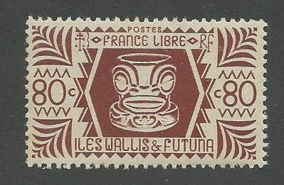 Wallis & Futuna Scott Catalog Number 132 Issued in 1944