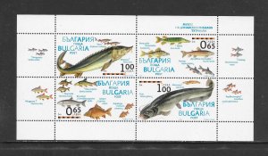 FISH - BULGARIA #4574 S/S