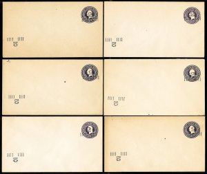 US Stamps # U468K XF Lot Of 10 Error Entires Inverted Scott Value $1,250.00