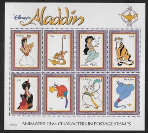 Guyana 2758-2760 Disney Aladdin mini-sheet MNH c.v. $21.00 (fr)