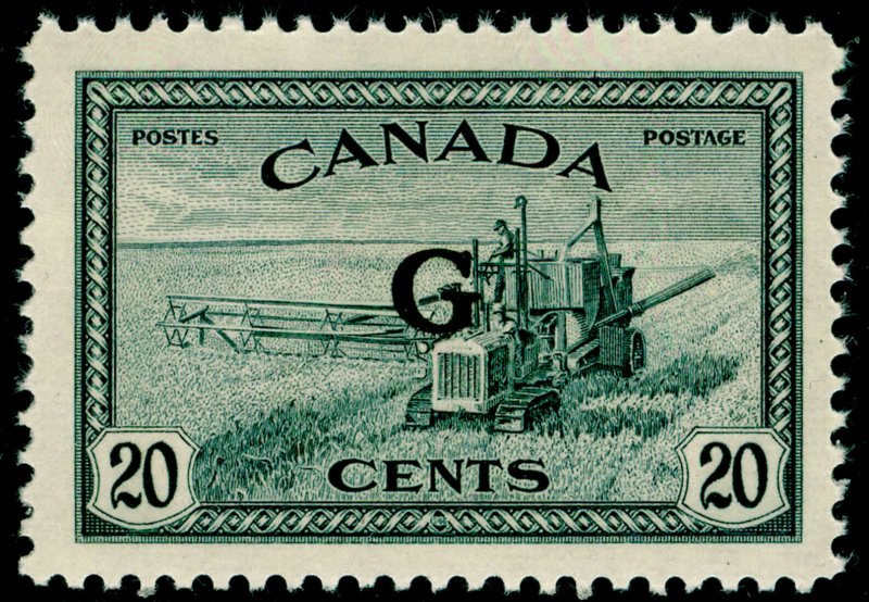 CANADA SG O187, 20c slate, NH MINT. Cat £60.