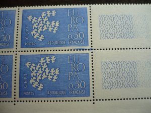 Europa 1961 - France - Set in Blocks