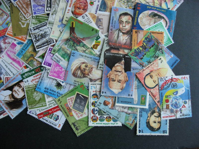 Bangladesh scrap pile of 120. Duplicates, mixed condition,what lurks?